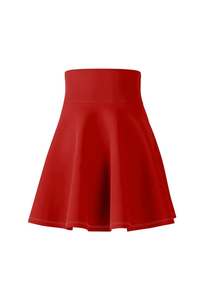 Pan African Red Women's Skater Skirt